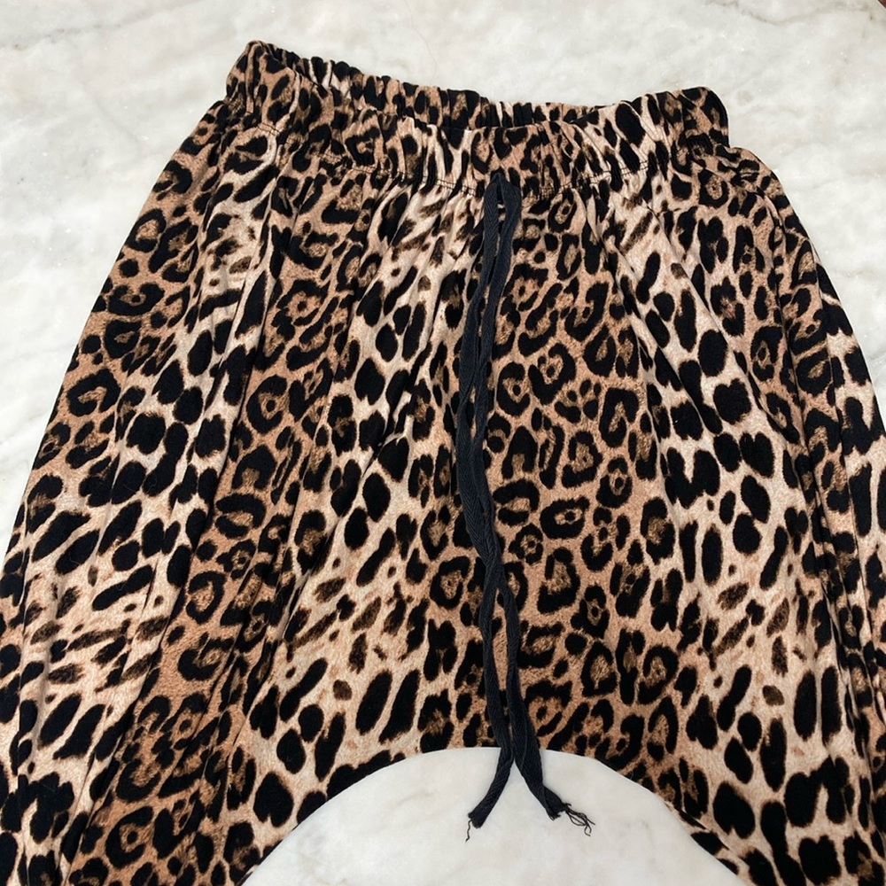 Cheetah Harem Lounge Pant